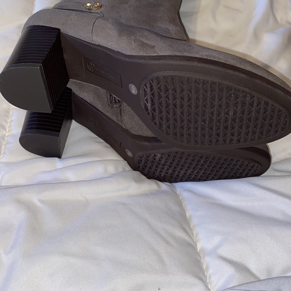 Giani Bernini Adonnys Gray Memory-Foam Dress Boots New - Picture 12 of 13